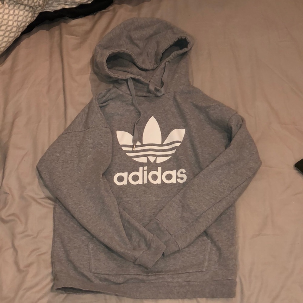 Gray Adidas Hoodie